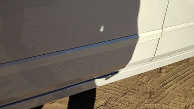 07-12 Nissan Altima Driver Left Front Moulding From Door Trim Strip White Qx3