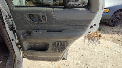 98-03 Blazer Passenger Right Rear Door Trim Panel With Switches Back Gray 92H