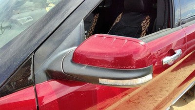 2011-2015 Ford Explorer Driver Left Side Mirror Door Mounted Oem Ruby Red Rr