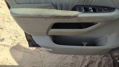 05-07 Honda Odyssey Driver Left Front Door Trim Panel With Master Switch Gray