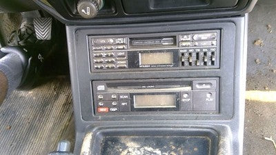 89-93 Mitsubishi Galant Vr-4 Trim Bezel Around Radio Surround Dash Panel Black