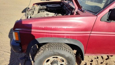 1986-1997 Nissan Hardbody Driver Left Front Fender Oem Red 4X4 6311394G31