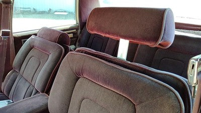 1989 Buick Century Pair Of Headrests Oem Left Right Set Seat Red