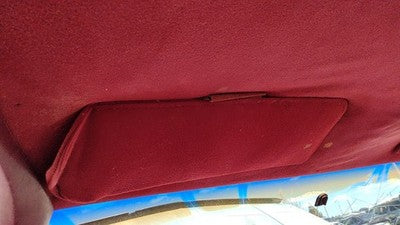 1992 Gmc Sierra 2500 Driver Left Sun Visor Oem Red