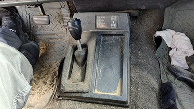 1989 Chevy S10 Pickup Center Floor Console Oem 4X4 Trim Bezel Oem Dark Gray