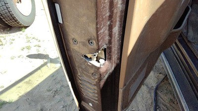 1988 Ford F150 Driver Left Front Door Latch With Rods/Cables Oem