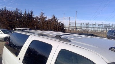 2005 Chevy Suburban Luggage Rack Cross Bars Only Oem Roof