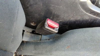 2004-2012 Mitsubishi Galant Passenger Right Front Seat Belt Buckle Receiver Gray