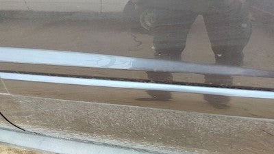 05-09 Equinox Driver Left Rear Moulding From Door Back Trim Granite Gray 44U