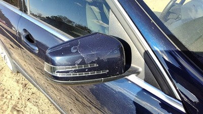 12-14 C300 Passenger Right Power Side Mirror Door Mounted Lunar Blue 890