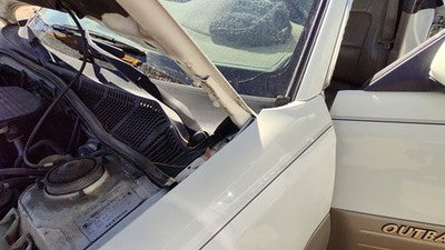 2000-04 Legacy Outback Driver Left Hood Hinge Assembly Oem White 8Y3 57260Ae01a