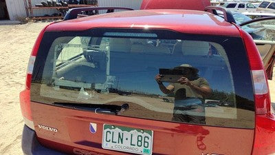 2001-2007 Volvo V70 Xc Back Glass Rear Window Only Oem Lift Gate Hatch 306743873