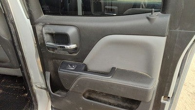 14 15 Silverado 1500 Passenger Right Rear Door Trim Panel With Switches Back H2r