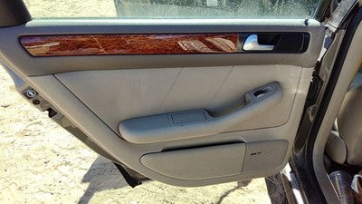 2002-2004 Audi A6 Driver Left Rear Door Trim Panel With Switches Back Tan