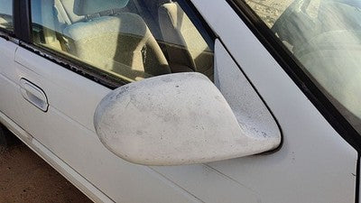 2000-2003 Nissan Sentra Passenger Right Side Mirror Door Mounted Power White Qm1