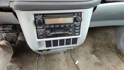 1998-2003 Toyota Sienna Trim Bezel Around Radio Surround Dash Panel Oem Gray 11