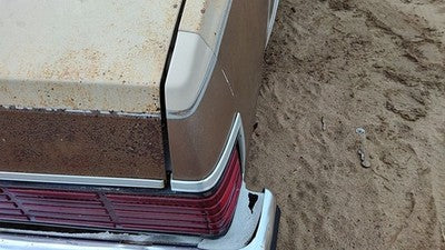 1981 Chevy Malibu Passenger Right Quarter Panel Extension Tail Light Mount Oem