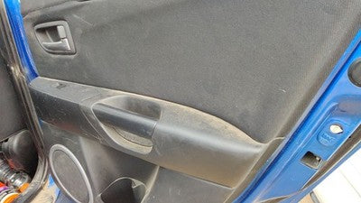 04-06 Mazda 3 Passenger Right Rear Door Trim Panel With Switches Back Bp5 Black
