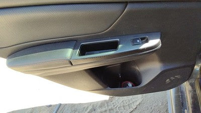 15-16 Wrx Driver Left Rear Inside Door Trim Panel Wih Switches Back Cbl30 Carbon