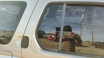00-04 Nissan Xterra Passenger Right Rear Vent Window Back Door Glass With Frame