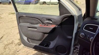 2010-2014 Chevy Tahoe Driver Left Front Door Trim Panel With Master Switch Black