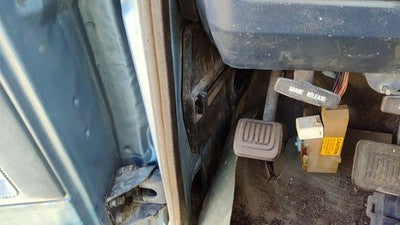 1986 Dodge Ram W150 Driver Left Lower Kick Trim Panel Oem Blue