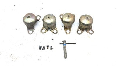 1984 Cadillac Deville Hub Cap Retainer Bracket Set Locking Hub Cap Bolts And Key