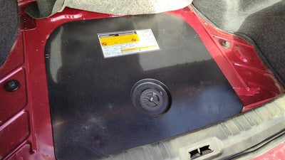 2006-2011 Buick Lucerne Spare Tire Cover Plastic Shield With Plastic Nut Oem