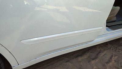 07-12 Altima Passenger Right Rear Moulding From Door Back Trim Strip White Qx3