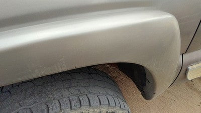 99-02 Silverado 2500 Driver Left Front Wheel Flare Moulding Fender Pewter 11U