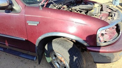1997-2002 Ford Expedition Passenger Right Front Fender Oem Maroon Jl F85z16005ca