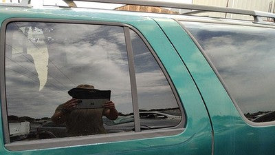 1995-2005 S10 Blazer Driver Left Rear Vent Window Back Door Glass With Frame Oem