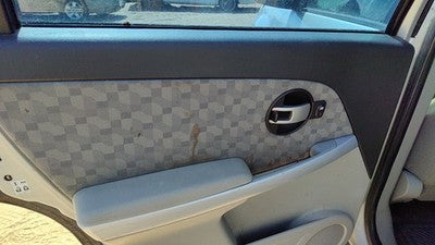 07-08 Chevy Equinox Driver Left Rear Door Trim Panel With Switches Back Gray 14B