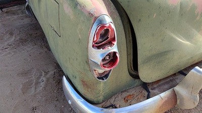53 Chevy Bel Air 150 Sedan Driver Left Tail Light Housing Chrome Brake Lamp Rear