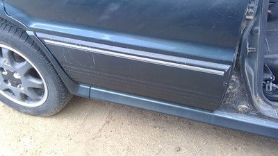 91 Mitsubishi Galant Vr4 Passenger Right Rear Moulding From Door Back Trim Green