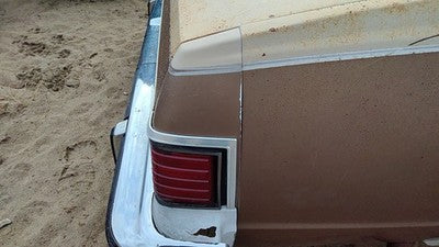 1981 Chevy Malibu Passenger Right Quarter Panel Extension Tail Light Mount Oem