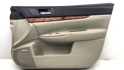 11-14 Legacy Outback Passenger Right Front Door Trim Panel With Switches Ivory