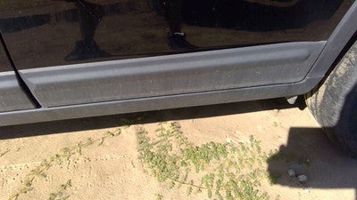 11-15 Kia Sorento Driver Left Rear Moulding From Door Back Trim Strip Gray H9