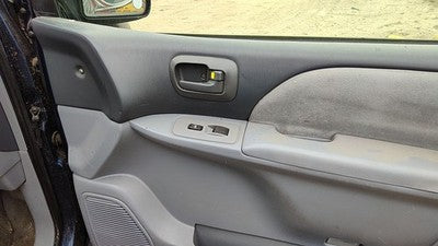 01-03 Toyota Sienna Passenger Right Front Door Trim Panel With Switches Gray 11