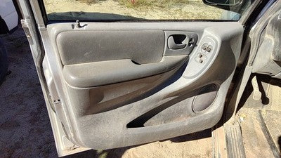 06-07 Caravan Driver Left Front Door Trim Panel With Master Switch D5 Slate Gray
