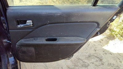 10-12 Fusion Passenger Right Rear Door Trim Panel With Switches Back Dw Charcoal