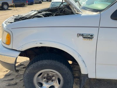 1997-2004 Ford F150 Driver Left Front Fender Oem White Yz F85Z16006Ca