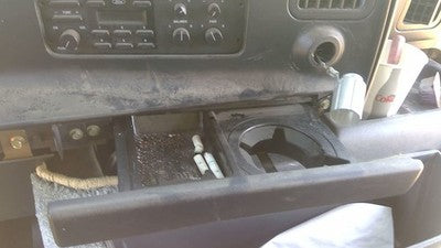 1992-1996 Ford Van E150 Cup Holder Assembly Slide Out Dash Oem Gray F5uz1504320d