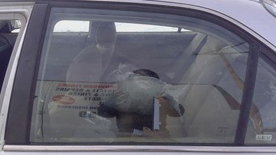 1996-2000 Honda Civic Driver Left Rear Side Window Door Glass Oem Back 4797452