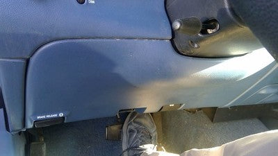 1995-1997 Ford Explorer Lower Dash Under Column Knee Bolster Trim Panel Oem Blue