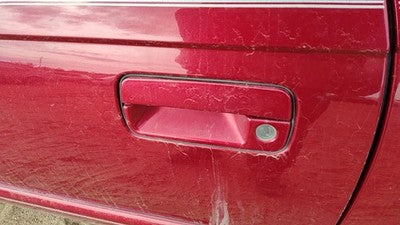 98-02 Cadillac Eldorado Driver Left Front Outside Door Handle Crimson Red 86U