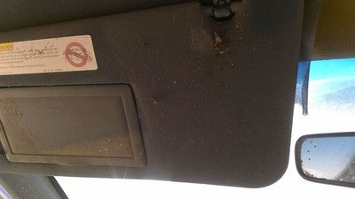 1991 Chevy Caprice Driver Left Sun Visor Oem Blue