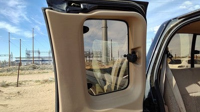 1997-1998 Ford F150 Passenger Right Rear Inside Door Trim Panel Back Tan Mx