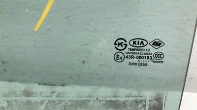 2014-2018 Kia Forte Driver Left Rear Side Window Door Glass Oem Back 83410a7520