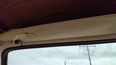 1974 Dodge Van B200 Driver Left Sun Visor Oem